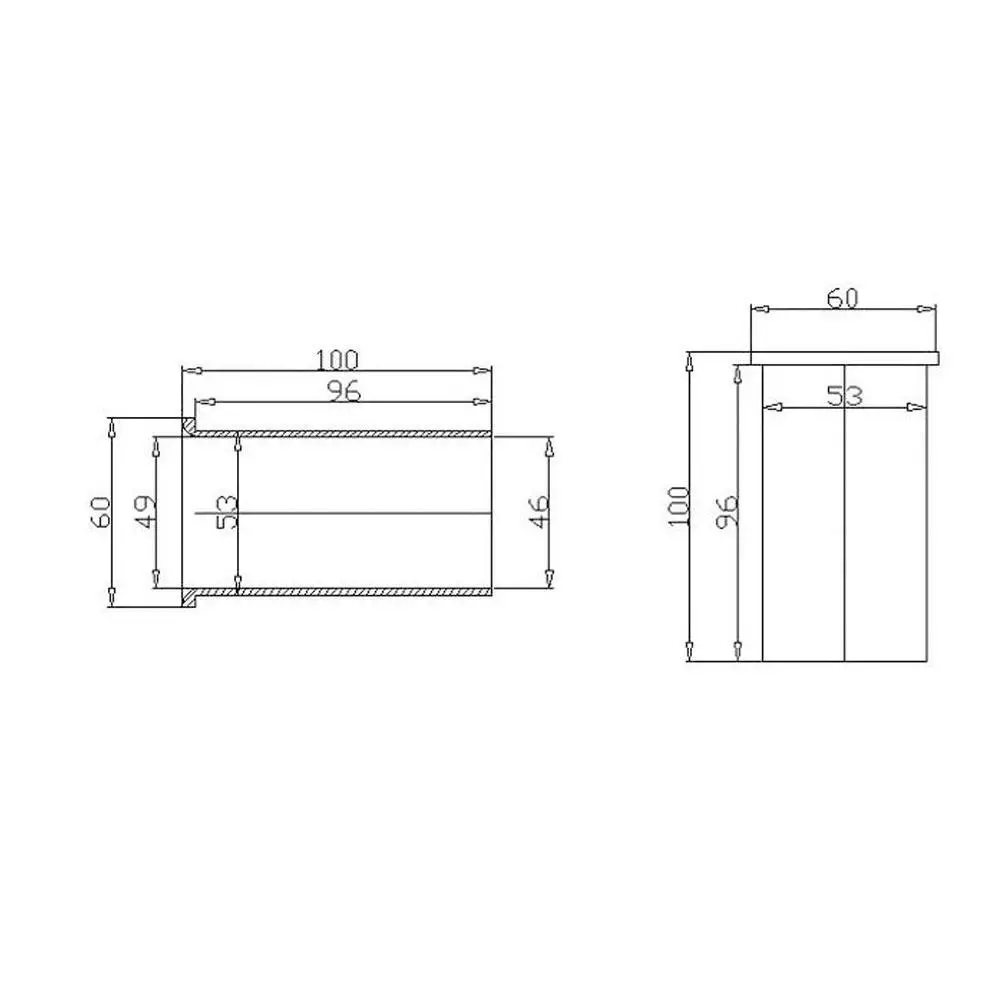 T1 Speaker Bass Tube Accessories Reflex Port Plastic Box Tube V3L3 Speaker Subwoofer Hifi Home Theater Professional Audio