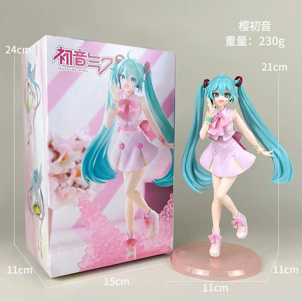 High Quality Hatsune Miku Anime Figure Virtual Singer Pvc Action Figure 14~25cm