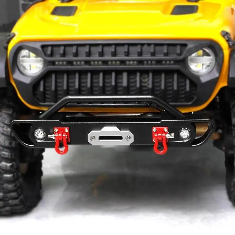 Mk07 1/7 Whole Car Upgrade Accessories Radiator Pull Cord Front Bumper Armor Bridge Cover Winch Combining Device Counterweight