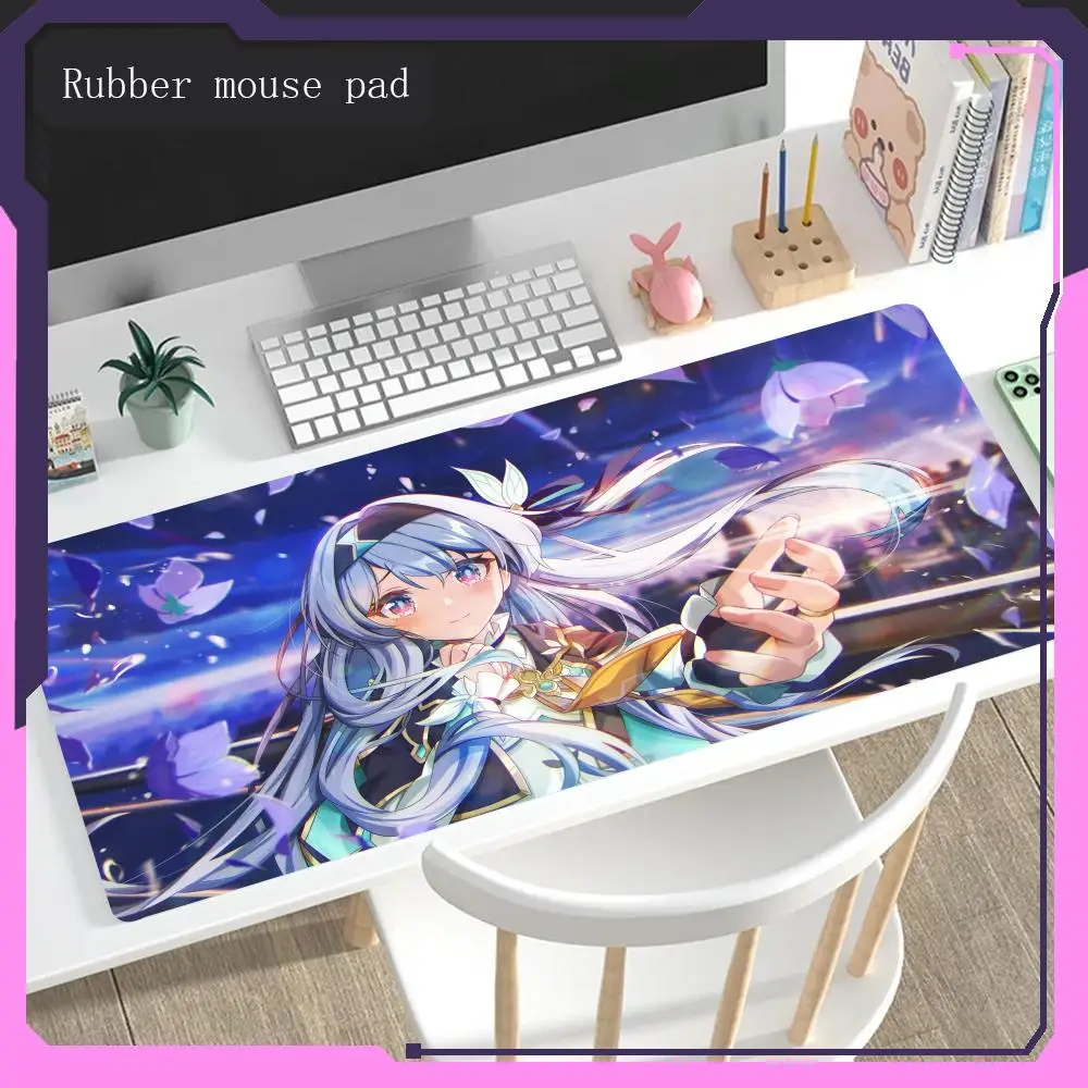 Hot selling Mouse Pad Honkai Star Rail Firefly office desk protective waterproof rubber mouse pad desktop keyboard desk pad