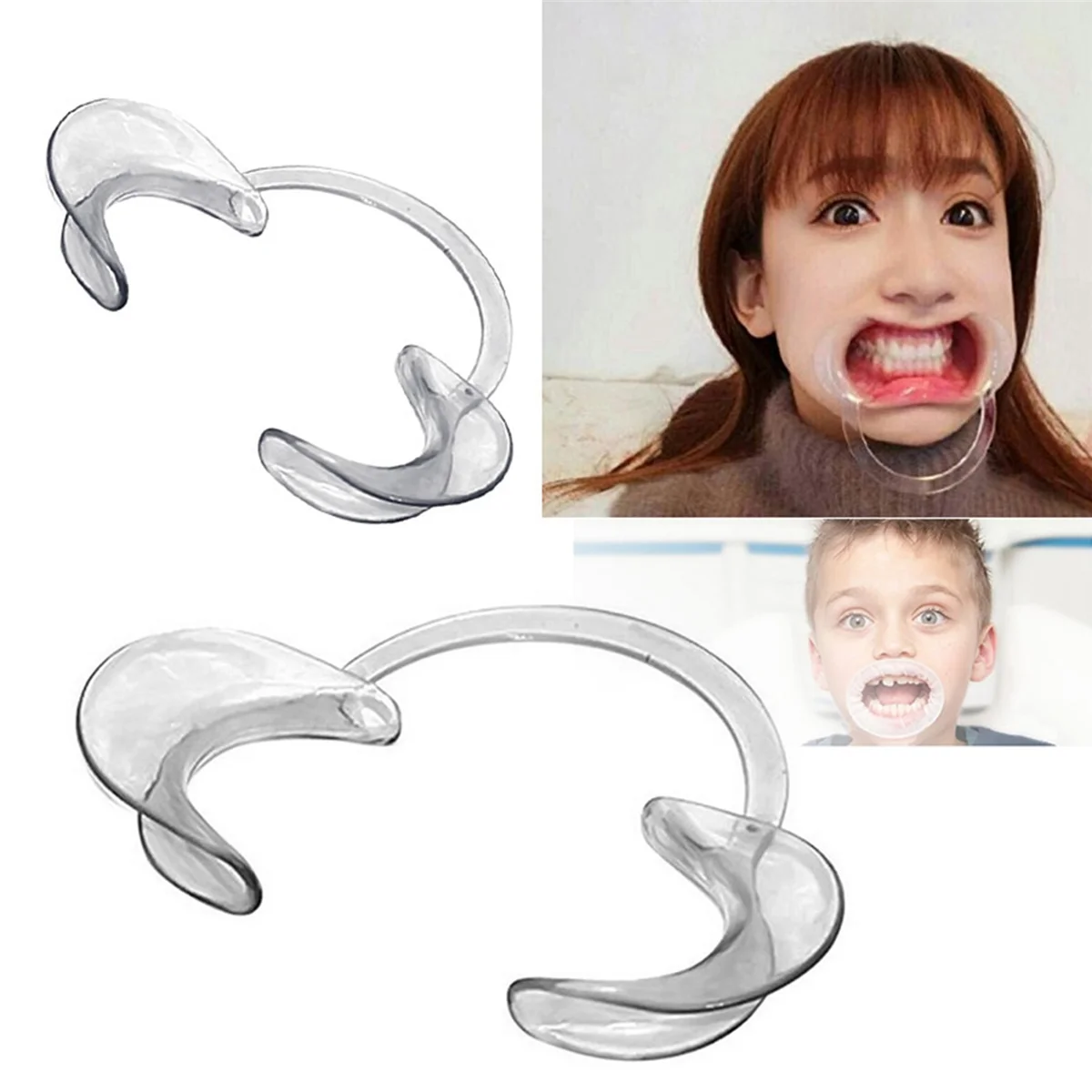 Retractor de labios y mejillas para blanqueamiento Dental, 3 piezas, Autoclavable, uso repetido, S