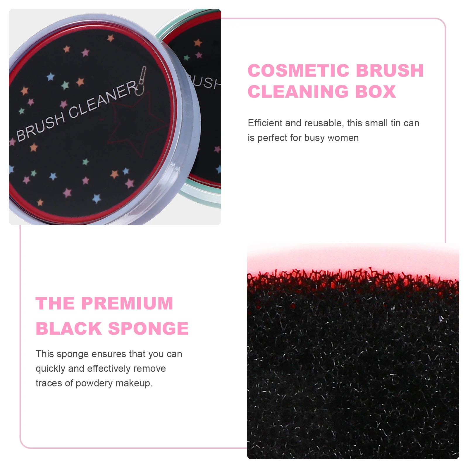 3 قطع من فرشاة توزيع ظلال العيون، منظف المكياج، بساط تنظيف، مجموعة فرش التنظيف