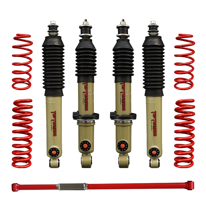 Off Road 2-inch Suspension Lift Kit 4X4 Adjustable Shock Absorbers Suitable For Toyota Land Cruiser Prado LC90/95/HZJ90/95 view 3