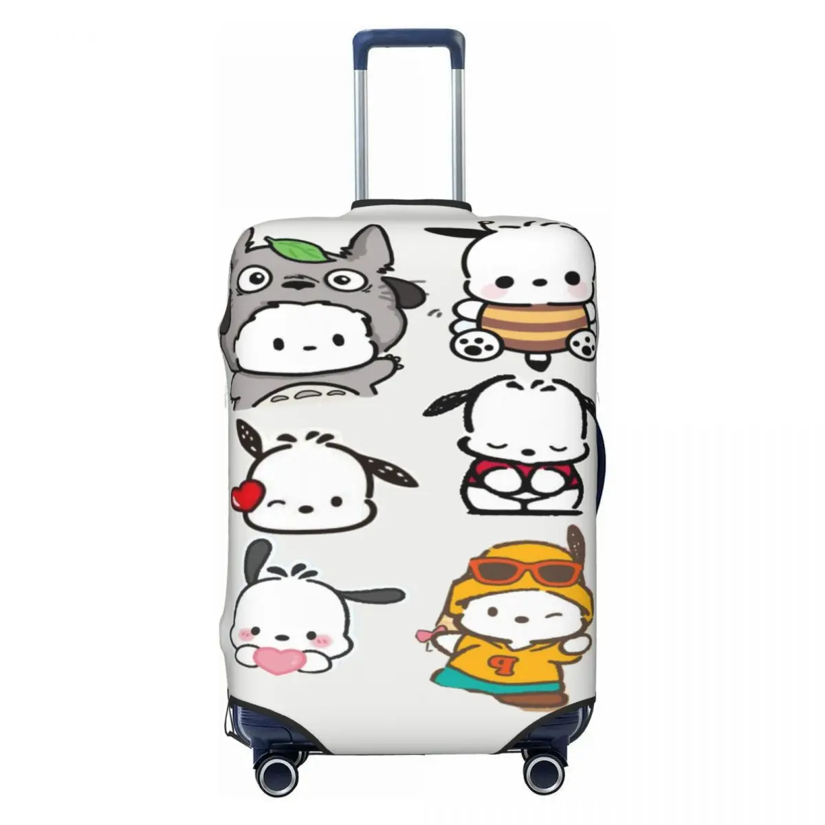 

Custom Pochacco Cartoon Luggage Cover Cute Suitcase Protector Covers Suit For 18-32 inch