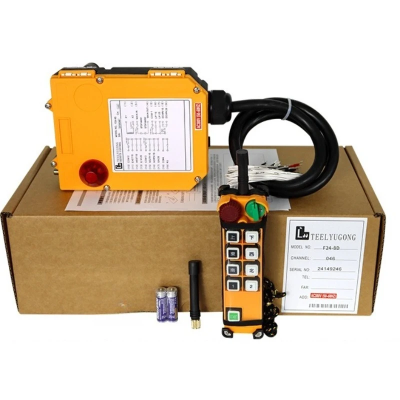 

F24-8D/S Industrial Wireless Remote Control Single Speed Dual Speed Crane Electric Hoist Overhead Crane Remote