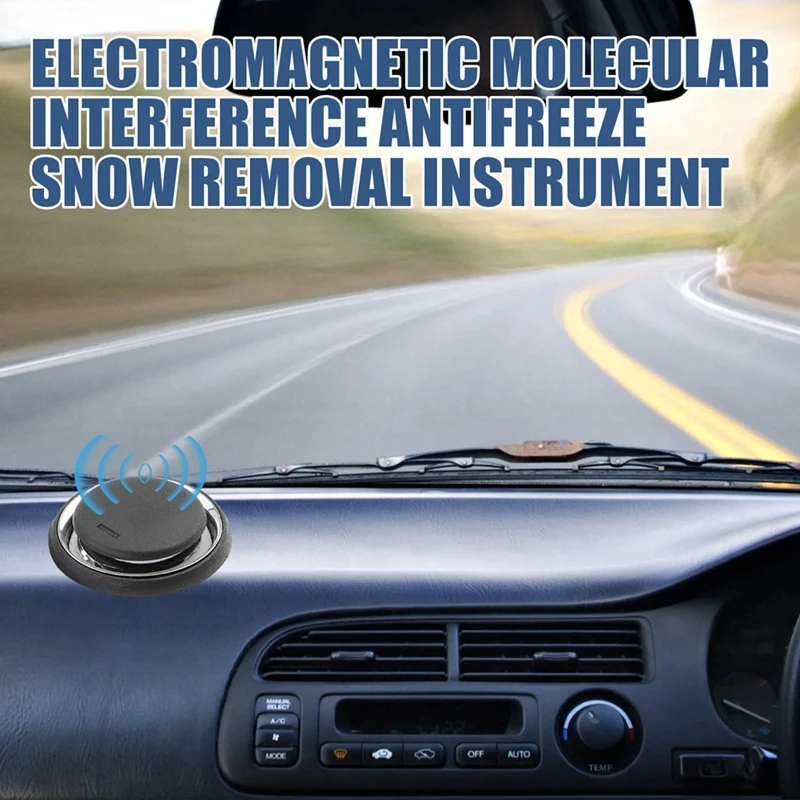 Super Sale Car Instrument Snow Removal Solar Powered Portable Defogging Electromagnetic Snow Removal Car Winter Accessory