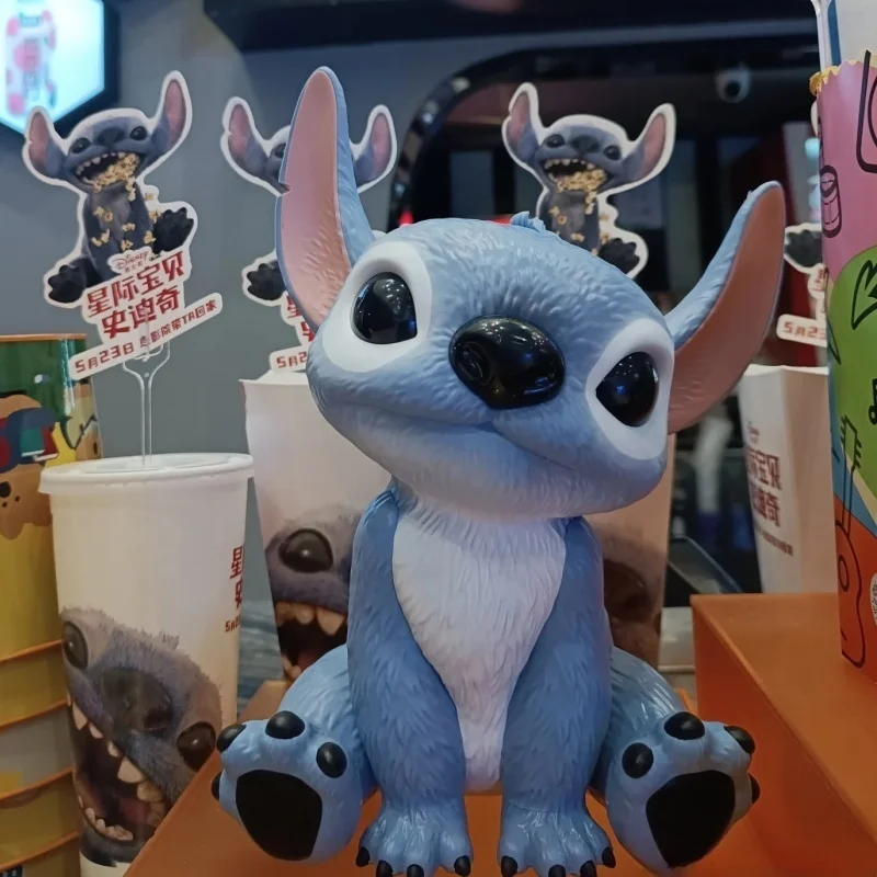 

New In Stock Stitch (Lilo & Stitch) Merchandise - Collectible Cup Series: Novelty Straw Cup & Popcorn Bucket Anime Peripherals