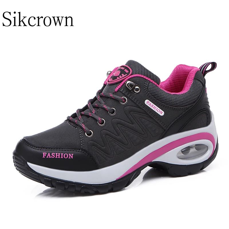 

Running Sneakers Women Air Cushion Casual Shoes Outdoor Sneakers Gym Jogging Tennis Trainers Fashion Sport Lace Up Wedge Sports