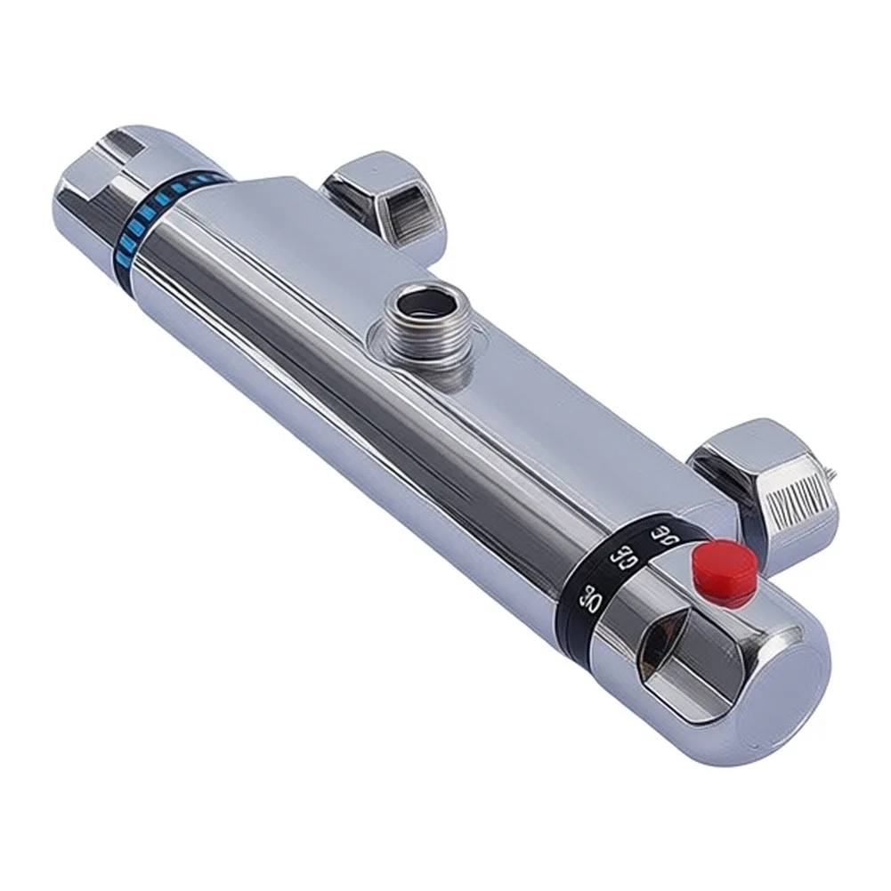 Thermostatic Shower Faucet Concealed Installation Dual Lever Brass Mixer Valve for Precise Hot Cold Water Flow