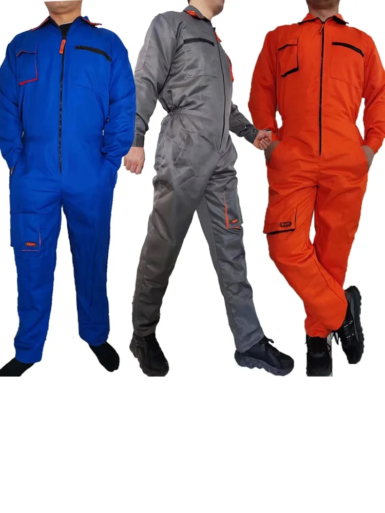 

Worker Working Coveralls Welding Suit Auto Car Repairmen Workshop Mechanic Plus Size Pants Welding Clothes Overall Workwear