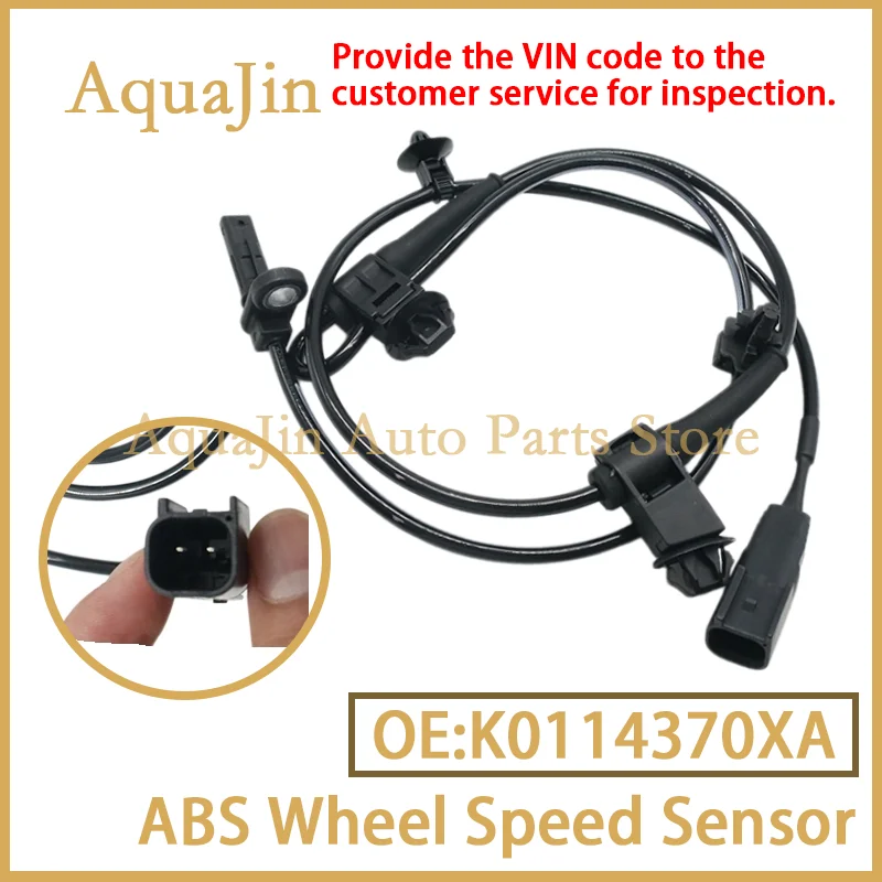 K0114370XA Front Left Right ABS Wheel Speed Sensor For Mazda CX-5 MK1 KE 2013~2016 6 MK3 GJ GL 2014~2021 K011-43-70XA K0114370X