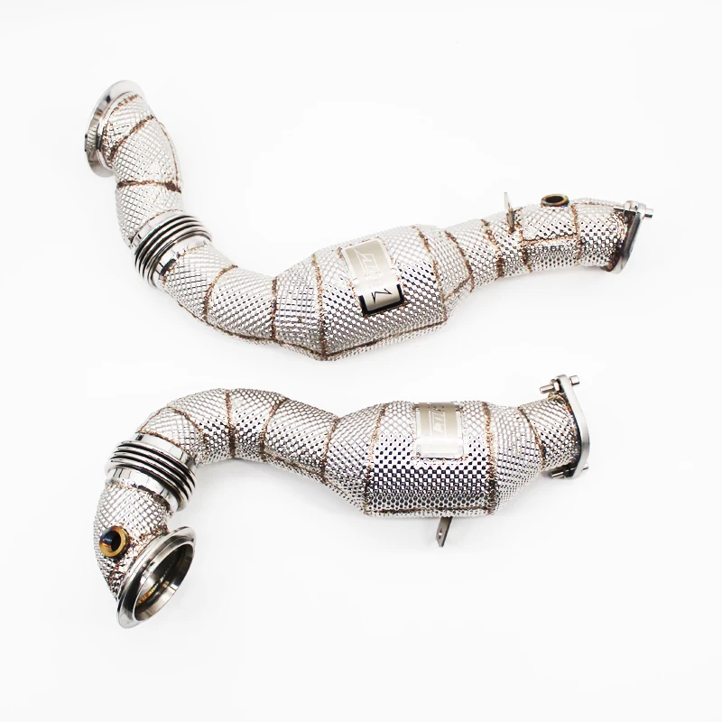 

Exhaust Downpipe For BMW 1M Coupe 3.0T N54 2011Stainless Steel High Flow Catted Downpipe With Catalyst