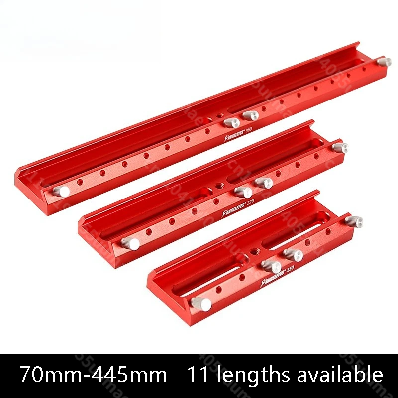 1PC Red 70-445mm Multi-Slot Dovetail Base For Universal Finder/Guider Mount Adapter for Telescopes Stargazer Mounting Slot