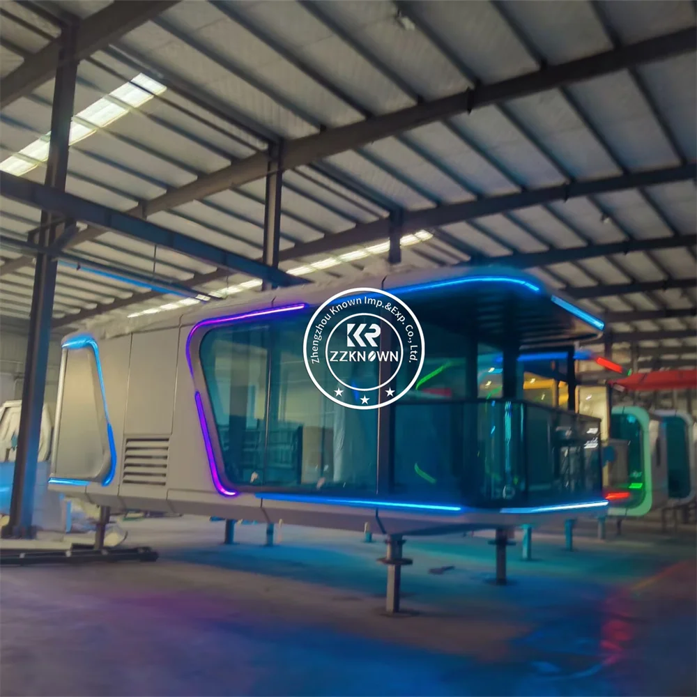 Trending Modern Outdoor Mini Hotel Prefab Tiny Container House Mobile Home Space Pod Capsule Prefabricated Luxury Capsule House