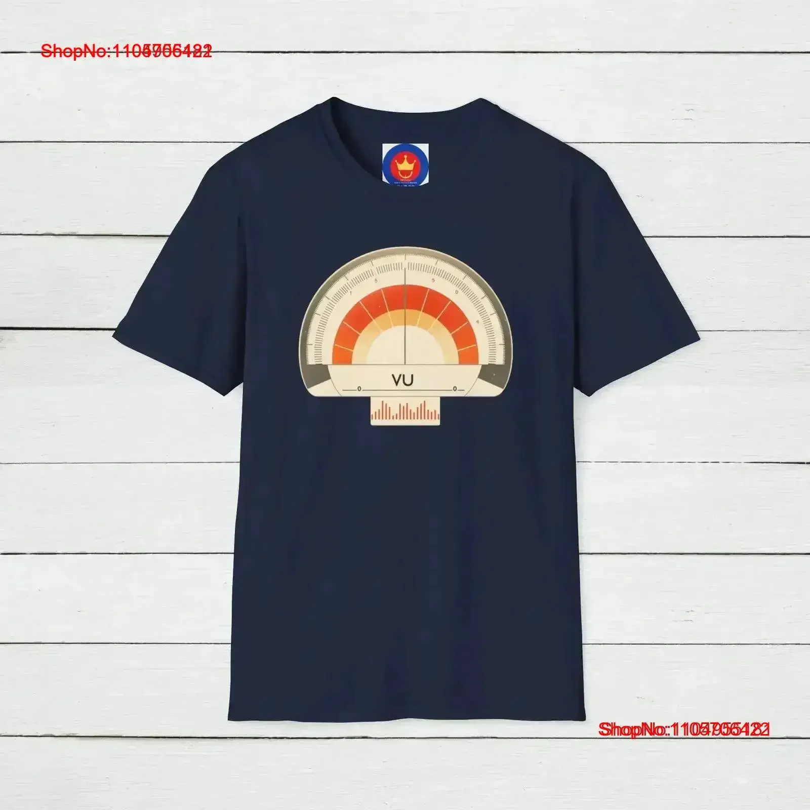 VU Volume Sound Engineer T Shirt Audio Mixer Guy Technician Hi Fi Lover vintage Washed Breathable Slightly Comfortable vintage