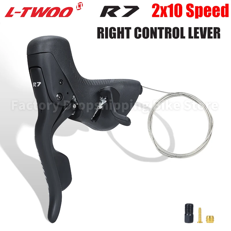 LTWOO R7 Road Bike Hydraulic Disc Brake Shifters 2x10 Speed Aluminum Alloy Dual Control Lever Original Bicycle Parts