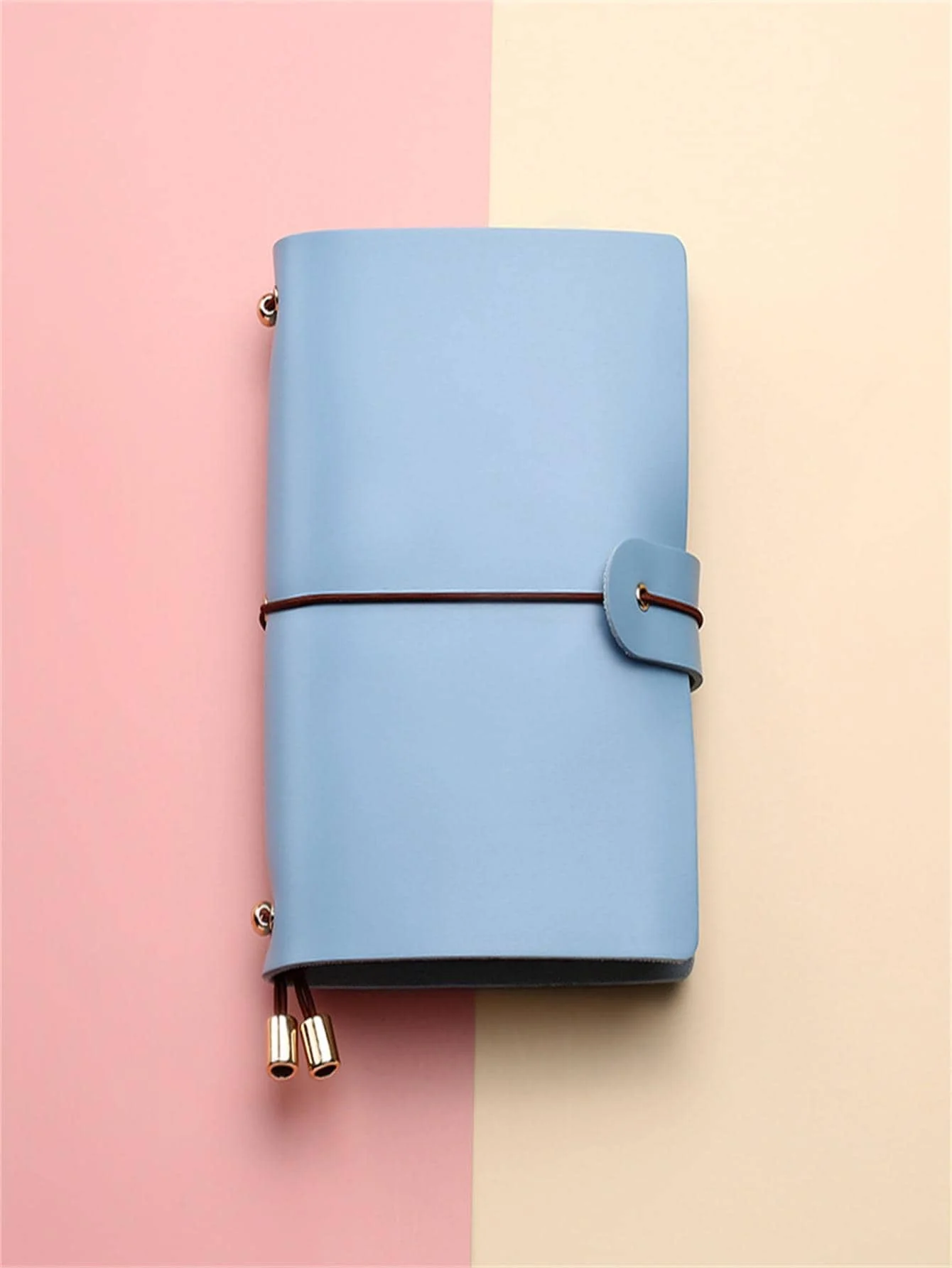 Macaron Farbe A7 Ringo rdner Pu Clip-On Notebook Leder Lose blatt Notebook Cover Notebooks Journal Kawaii Briefpapier