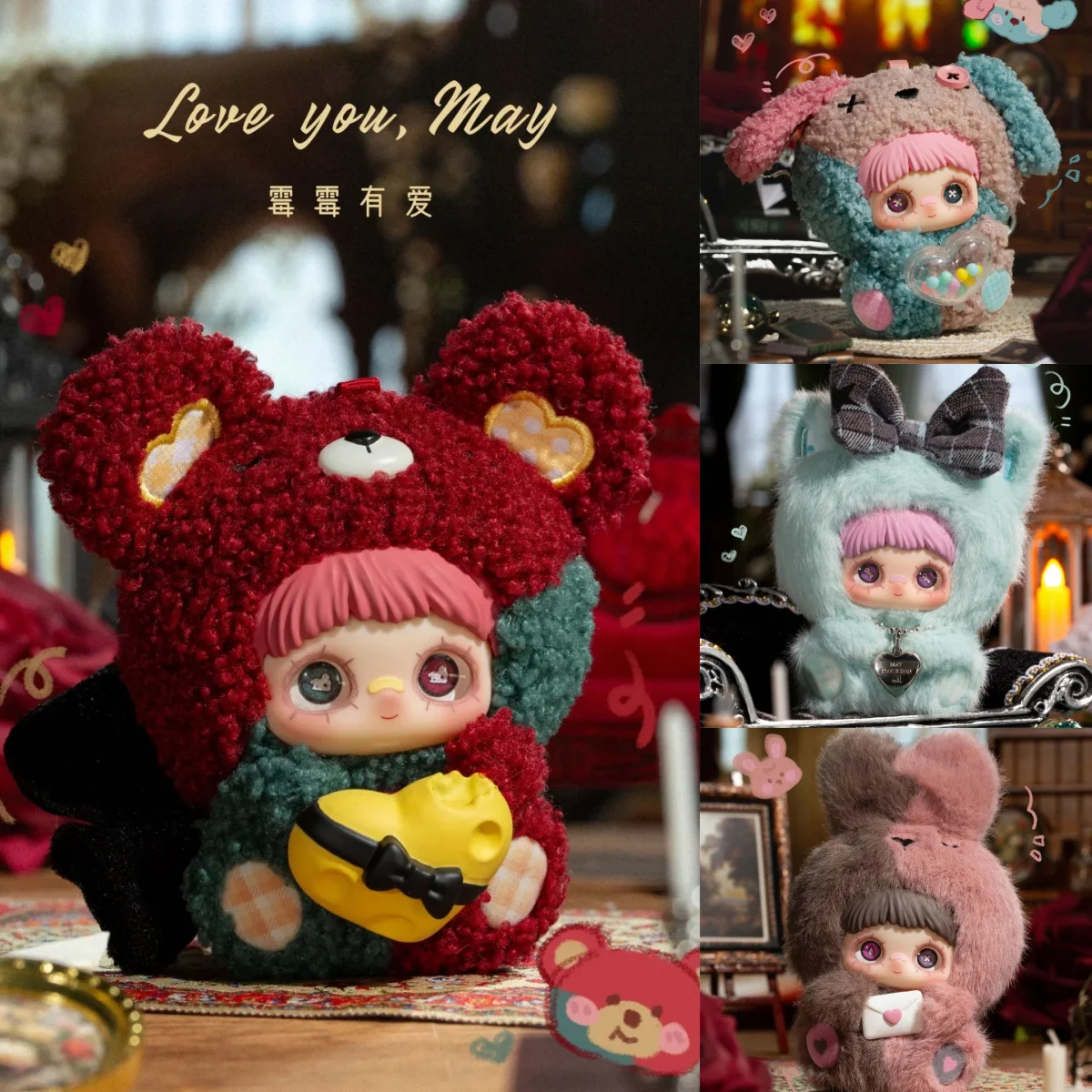 

Genuine Maymei V6 May I Love You Series Vinyl Face Blind Box Trendy Toys Doll Figurine Bag Pendant Cute Collect Model Gift Toys
