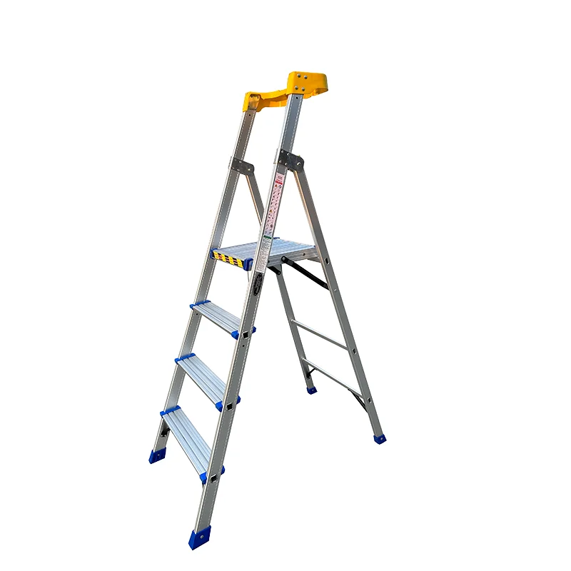 Modern Design Aluminum Alloy 3-Step Insulated Work Platform Stool Ladders 150kg Load Capacity Manual Lock 1.5m Reach Tool