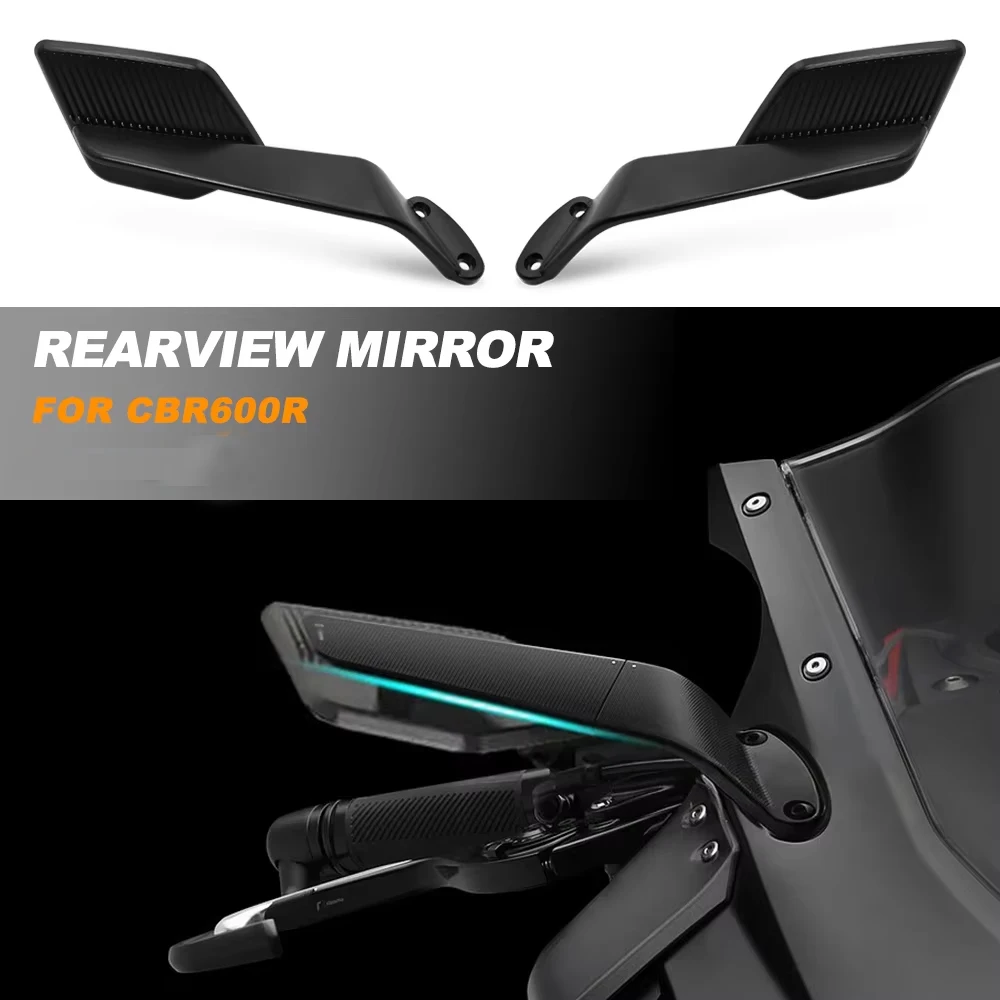 

Rearview Mirror Stealth Sport Winglet Mirror Kits Adjustable Blade Rearview Mirrors For Honda CBR600R cbr 600r cbr 600 r