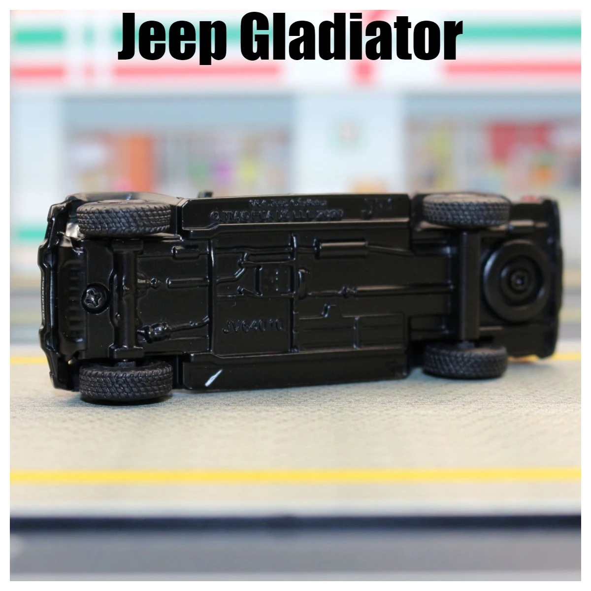 1:64 Jeep Rubicon Gladiator Pickup Truck Miniature Model, JKM 1/64 Toy Car Vehicle Free Wheel Diecast Alloy Collection Gift