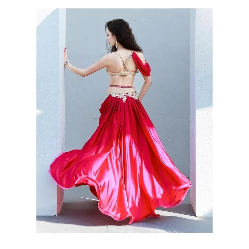 Popsong Prestaties Senior AB Stenen Oosterse Dans Outfit Vrouwen Egyptische Groep Competitie Kostuums Buikdans Kostuum Set