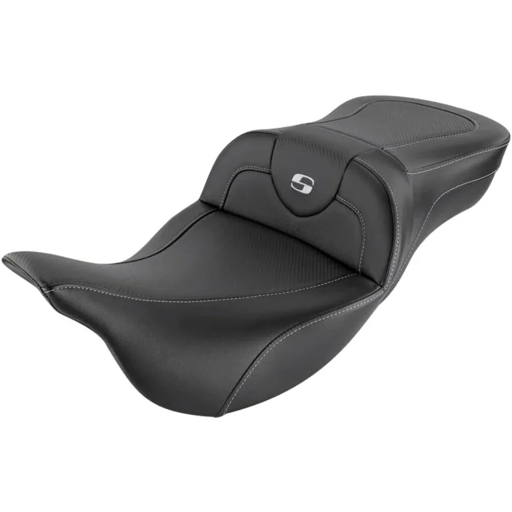 

SADDLEMEN 0801-1189 808-07B-186 Extended Reach Road Sofa Seat Carbon Fiber 08+ TOURING MODELS BLACK CARBON FIBER