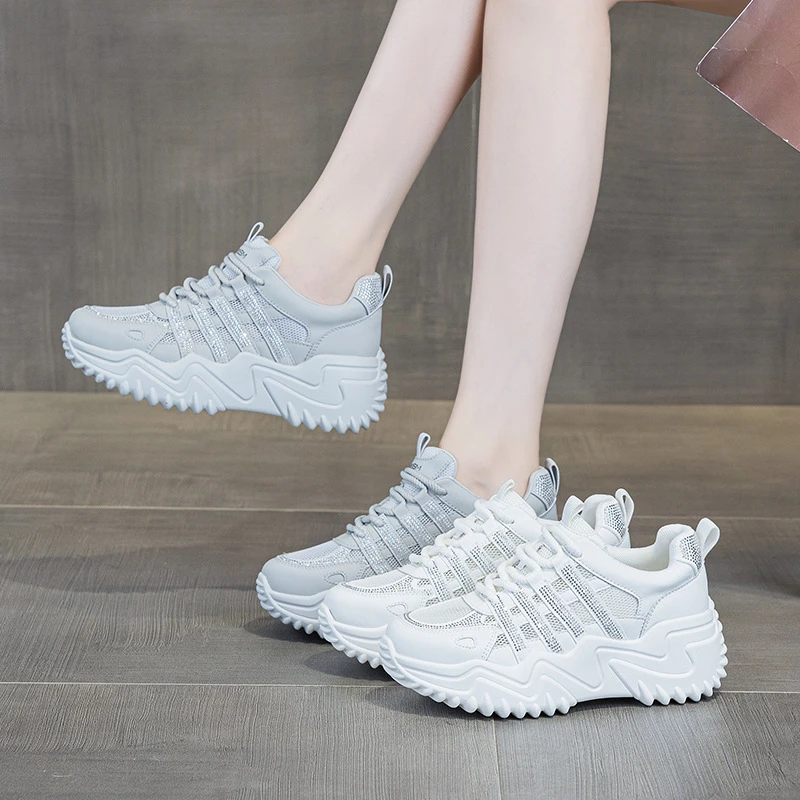 

Women's Air Cushion Running Shoes Spring And Summer Low Top Mesh Outdoor Breathable Casual Student Sports Shoes Jogging Shoes