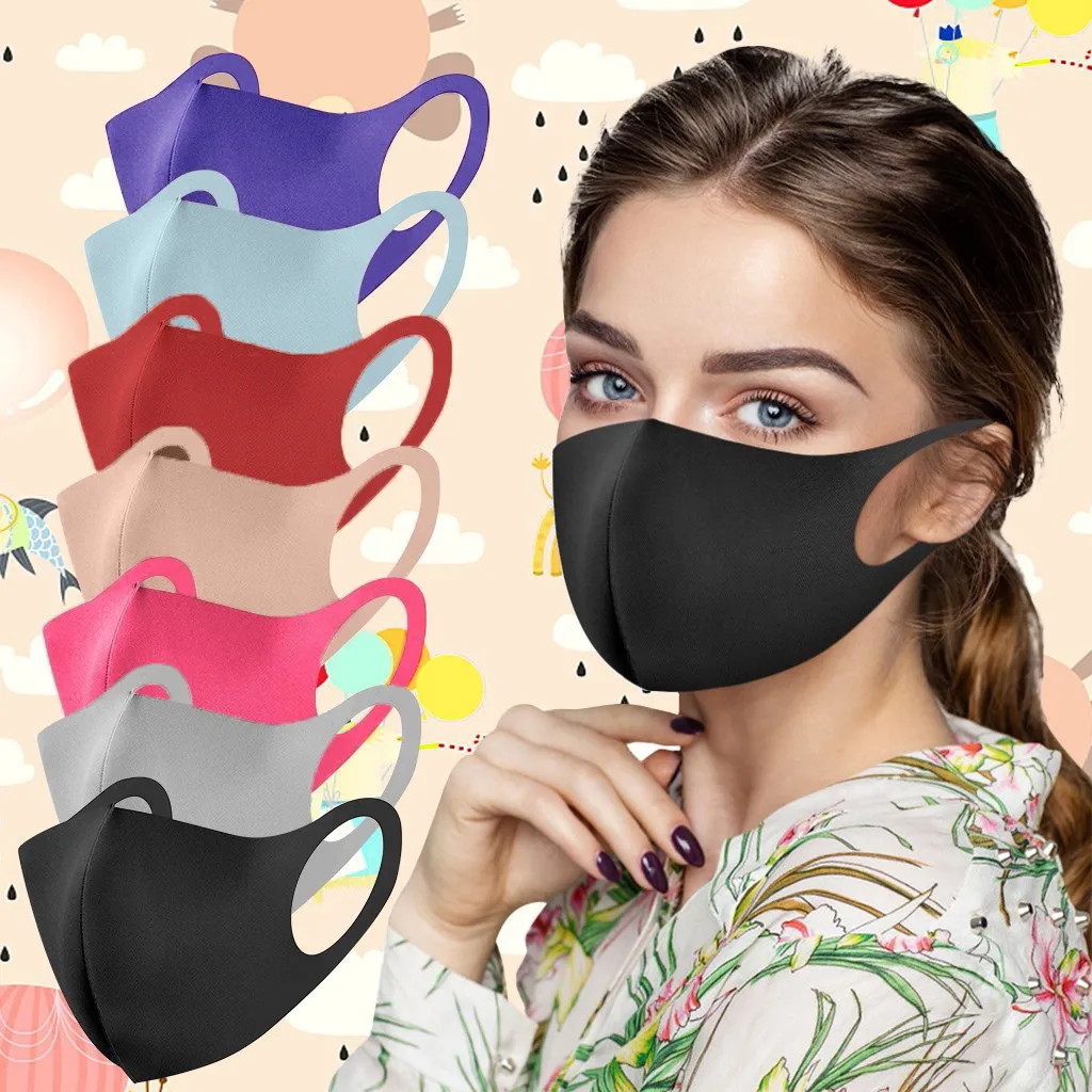 7pc Adult'S Reusable Washable Purifying Carbon Filter Lay Mask Pressure-Free Mask For Long-Term Wear Odorless Breathable Mask