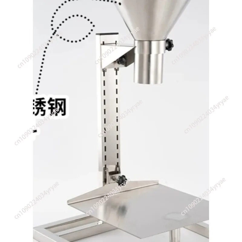 Manual filling machine stainless steel large diameter hopper packaging vacuum bag oil seal packaging machine funnel