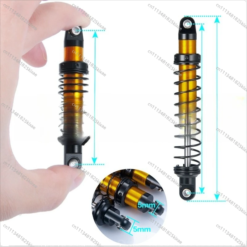 For 1/10 Simulation Climbing Car, Shock Absorber SCX10 90046 TRX4 Metal Double-stage Spring Hydraulic Shock Absorber
