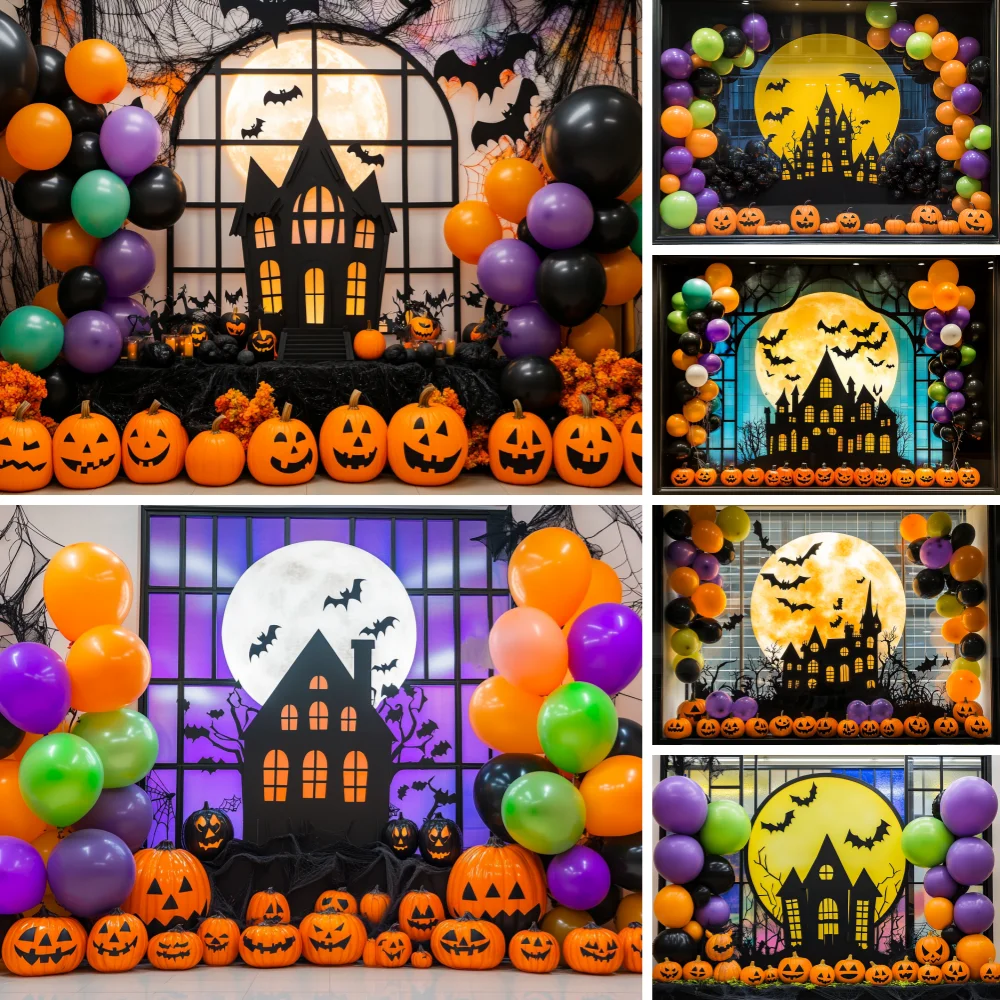 Photography Trick - Arco de Globos de Halloween, Fondo