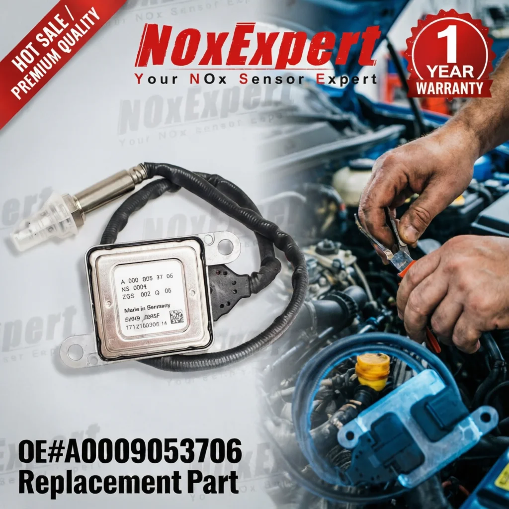 

NOxExpert A0009053706 NOx Sensor for Mercedes-Benz W205 W166 W222 W212 W213 C218 W447 C E S ML GLE Class Nitrogen Oxide Sensor