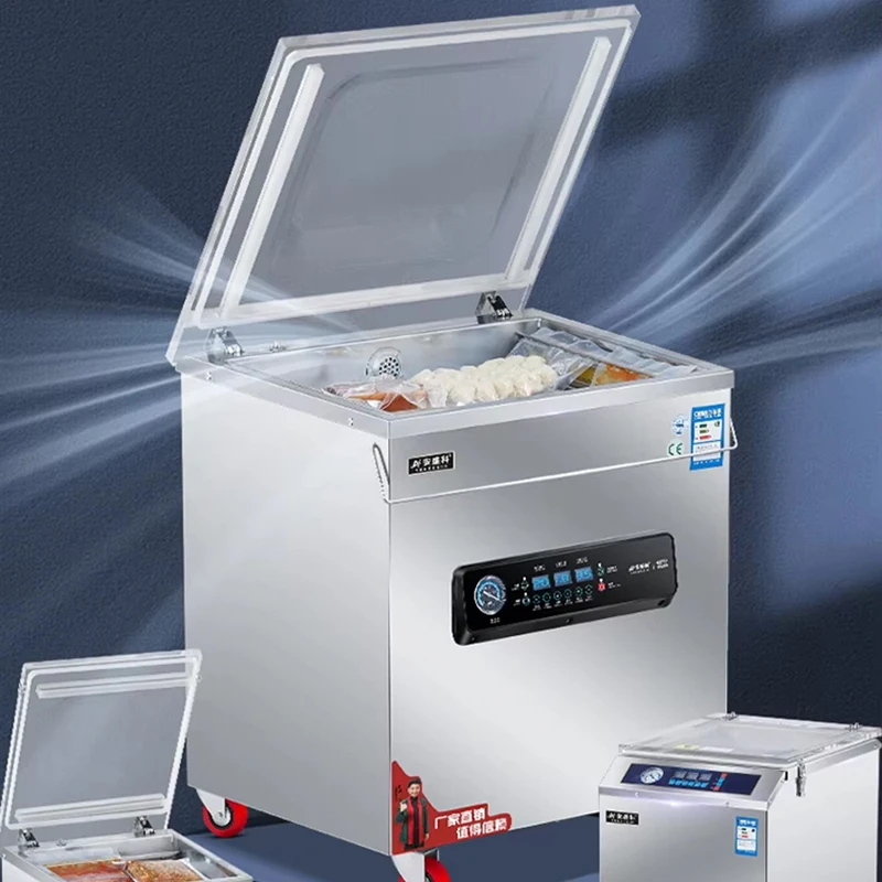 PBOBP Chamber Vacuum Sealer Machine For Wet Foods, Meat Vacuum Packing Machine, Compact