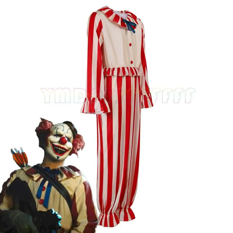 Corn field clown cosplay costume horror clown party costume role-playing cosplay costume Halloween and Easter fantasy carniva