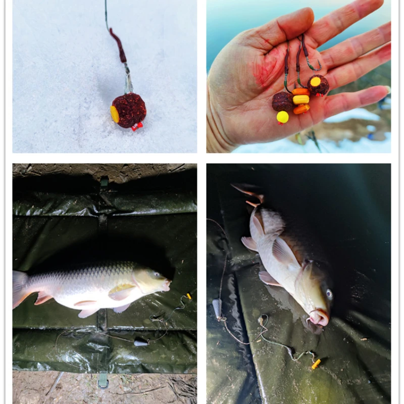 1Set Fishing Float Carp Bait Grass Floating EVA Foam Rod Plastic Bait Multiple Colors Simulation Fishing Supplies Accessories