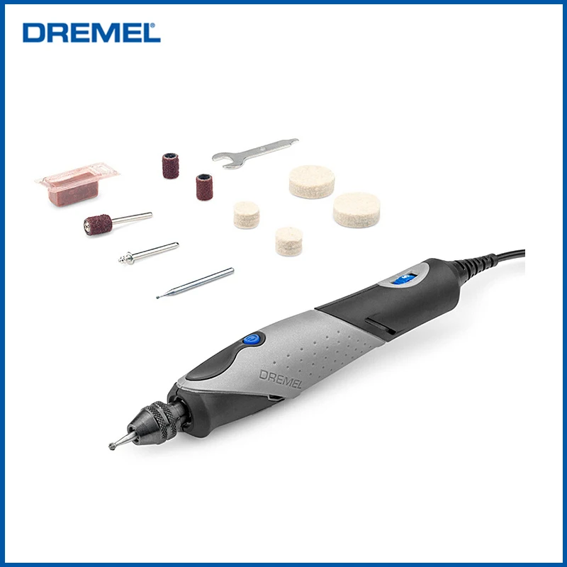 Dremel Stylo+ 2050 N-15 Mini Electric Grinder Carving Pen Multifunctional Electric Engraving Pen 5 Gears Speed 100-240V DIY Tool