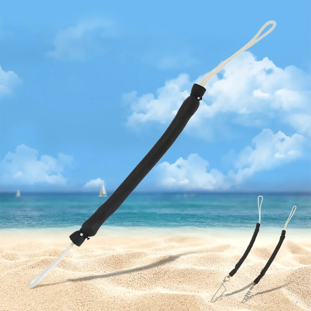 Rubber Spearfishing Shock Cord with Stainless Steel Snap Swivel/Pigtail Swivel Speargun Shooting Line Spear Fishing Equipment