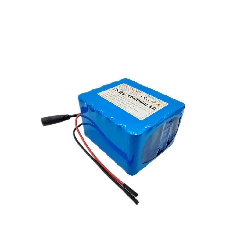 100% high-quality 25.2V 6S5P 18.0-26.0Ah 18650 rechargeable lithium-ion battery pack with built-in intelligent BMS protection