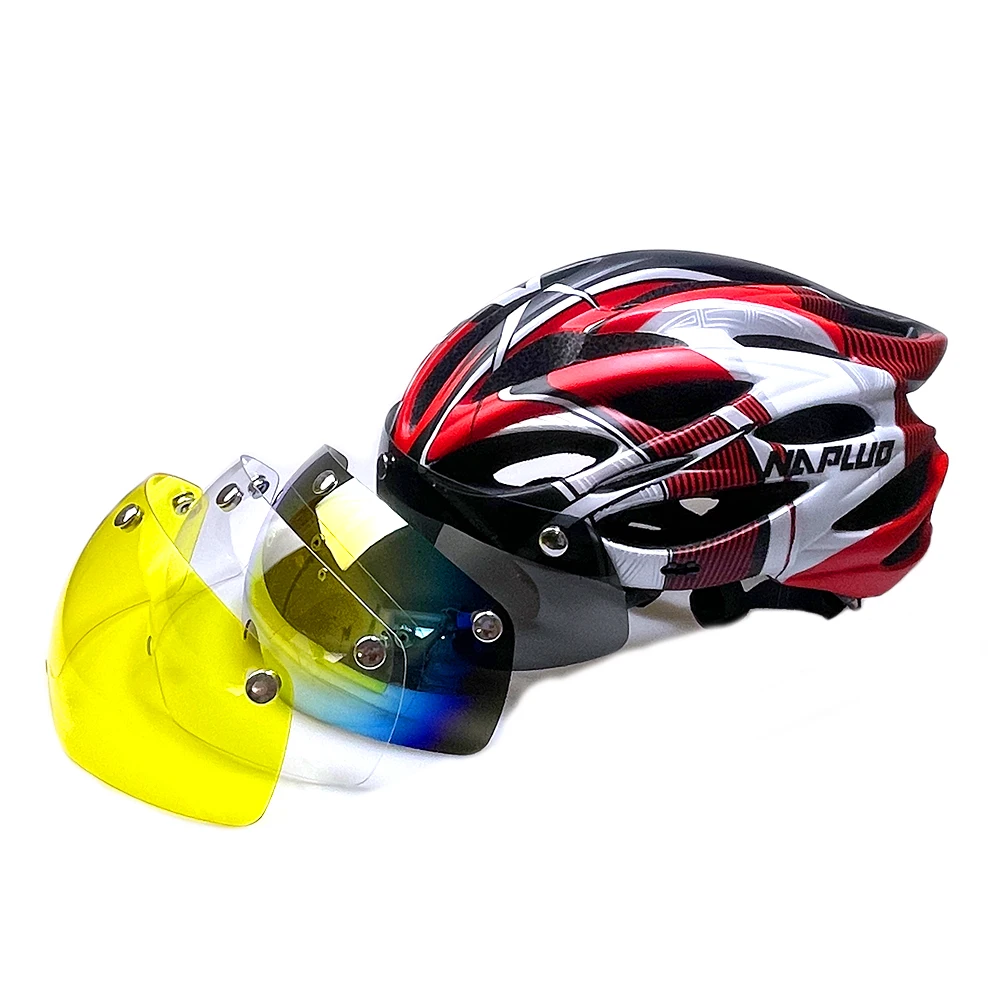 Road Cycling Helmet Mtb Mountain Ultralight Bicycle Led Helmet for Men Women Visored Bicycle Helmet Casco Accesorios L54-62CM