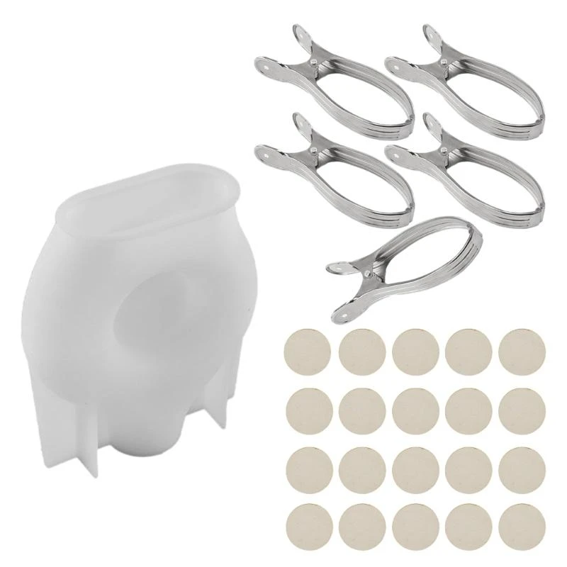 

C1FC Silicone Mold for Making Nordic Flower Vase Handmade Home Decoration Mold Decorative Planter Molding Accessories