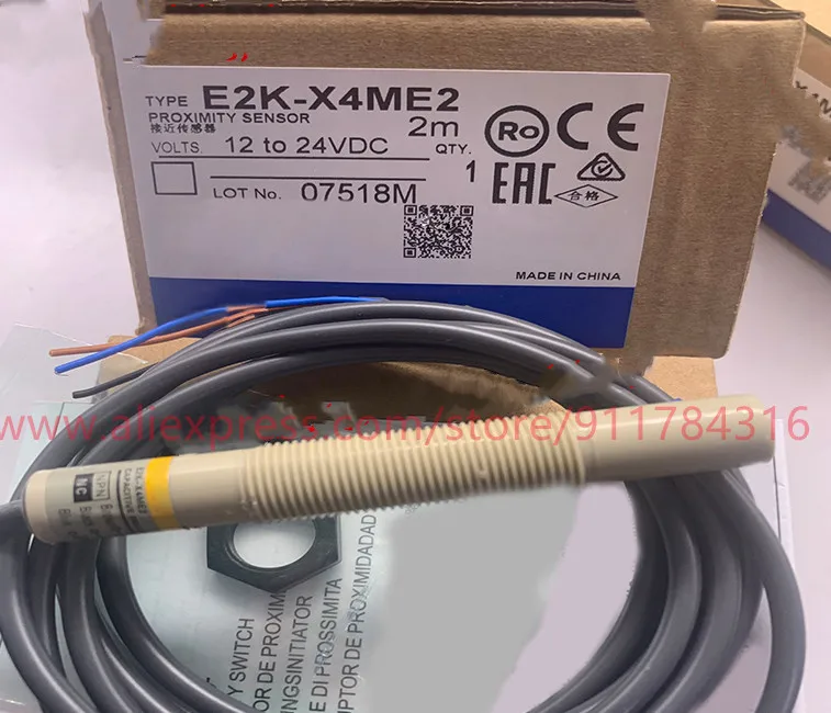 2pcs New High quality Proximity switch E2K-X4MF1 E2K-X4MF2 E2K-X4ME1 E2K-X4ME2 E2K-X4MY1 E2K-X4MY2