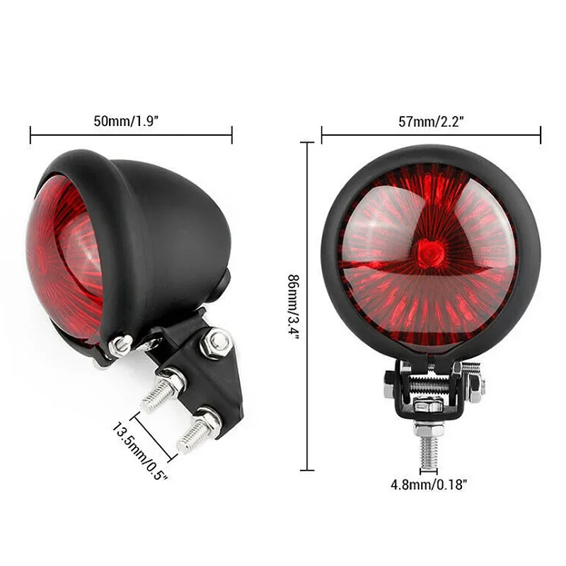 

Universal 12V Adjustable Indicator Blinker Brake Lamp Motorcycle Stop Light Taillight for Chopper for Bobber Motorbike