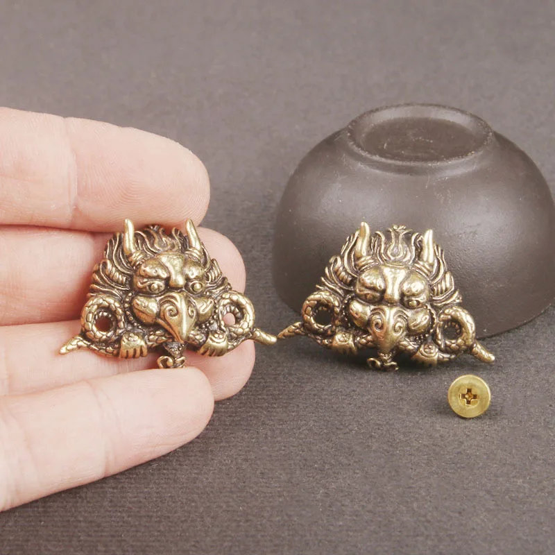 1 Pcs Brass Garment Decoration Rivets Conchos Button Mythological God Bird Garuda Shape Leather Belt Wallet Bag Screwback Buckle