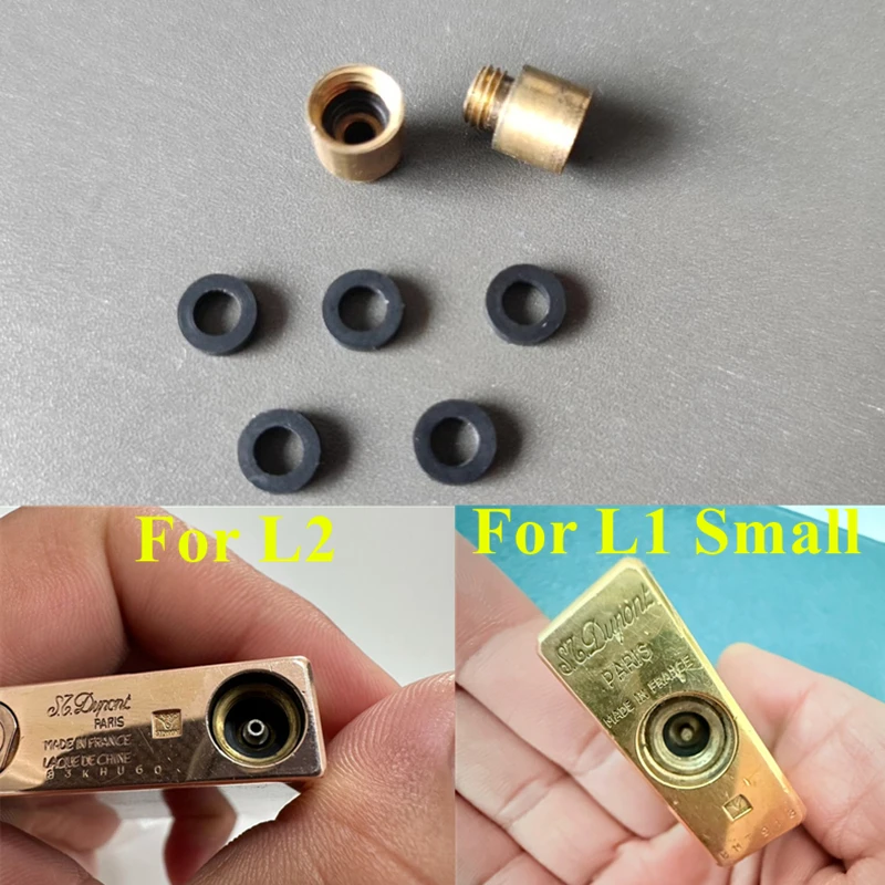 Replacement Rubber O-Ring Sealing Gasket For Dupont L1 Small And Dupont L2 Lighter Bottom Inflate Gas Valve Inner Repair Part