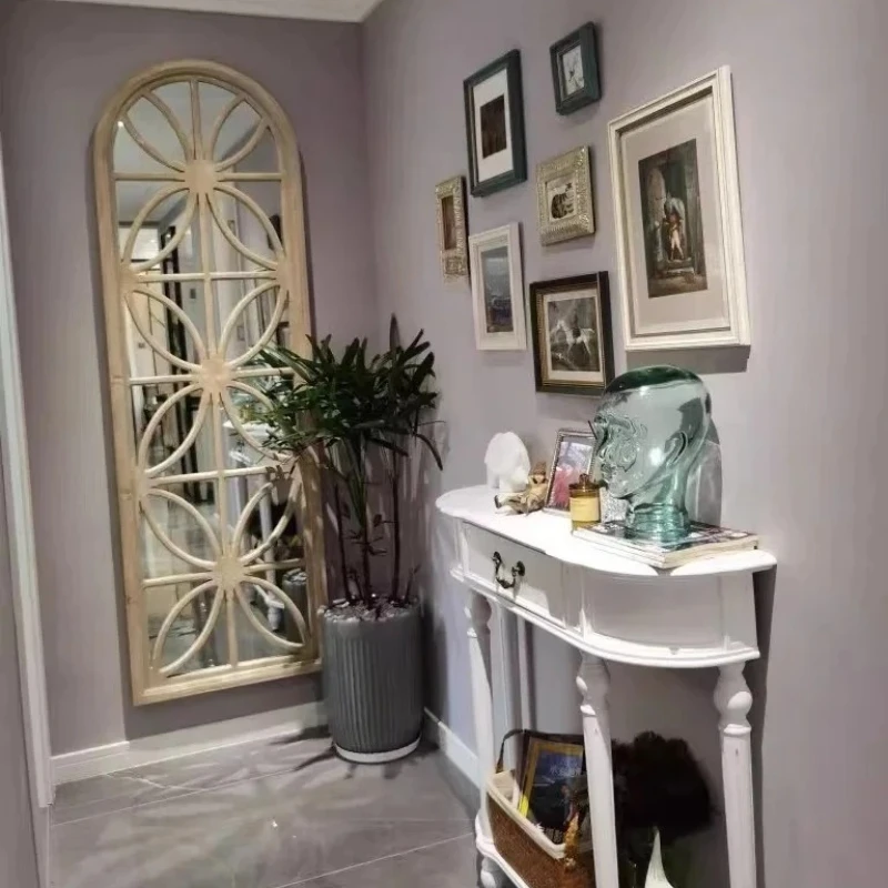X-S Full body mirror creative  old cloakroom changing mirror bedroom fitting decorative mirror HG