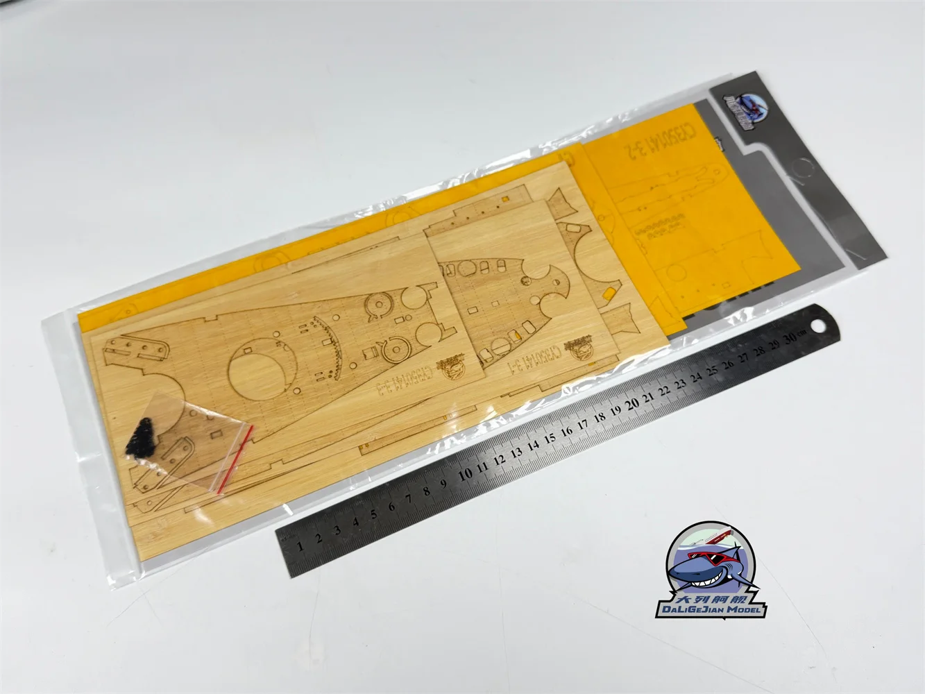 1/350 Scale Wooden Deck Masking Sheet for Trumpeter 05373 USS Ohio BB-68 Battleship Model Kit CY350141
