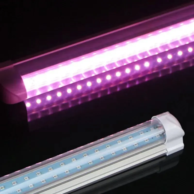 Nueva lámpara LED de espectro completo T8 para vivero de interior y crecimiento para flores suculentas, suplemento de luz suculenta antimanchas