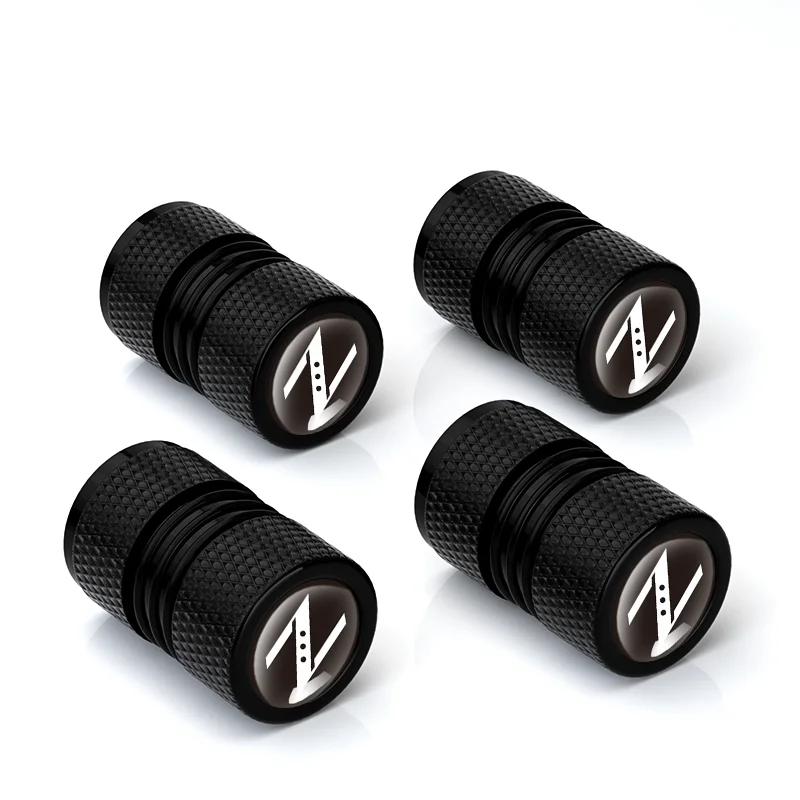 4Pcs/lot Tire Wheel Valve Dust Caps Tyre Rim Stem Covers For Nissan 350Z 370Z Z33 Fairlady Nismo Z Car Accessories