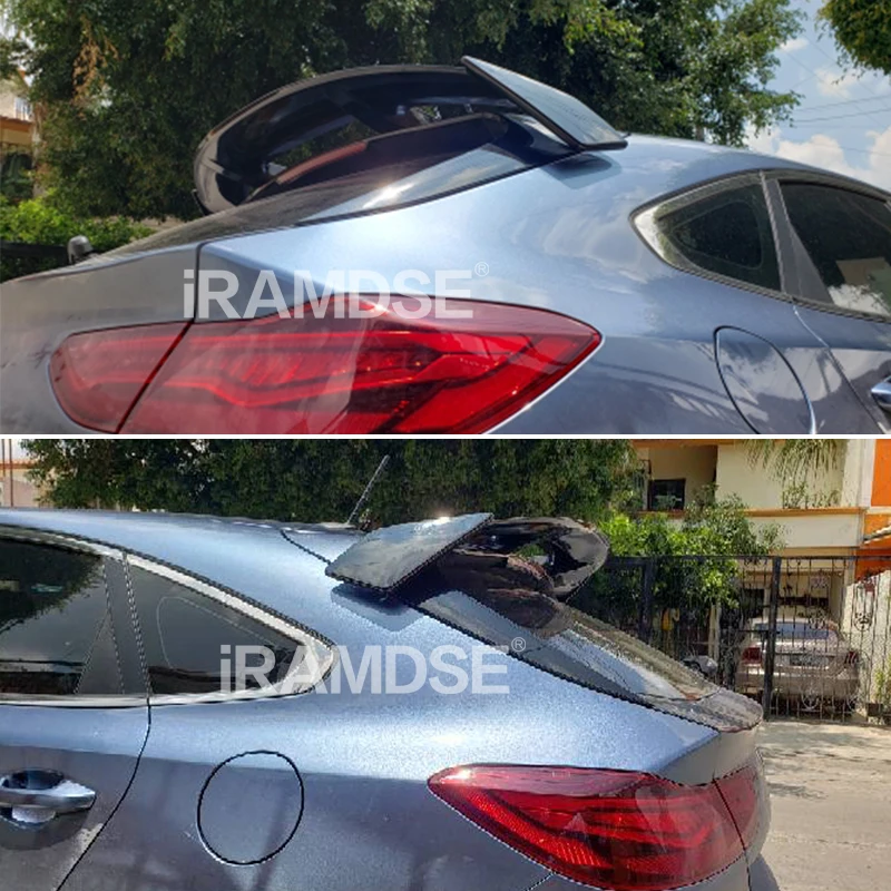 Roof Spoiler Universal ABS Material Car Rear Trunk Universal Spoiler For KIA Forte Cerato Hatchback 16-19